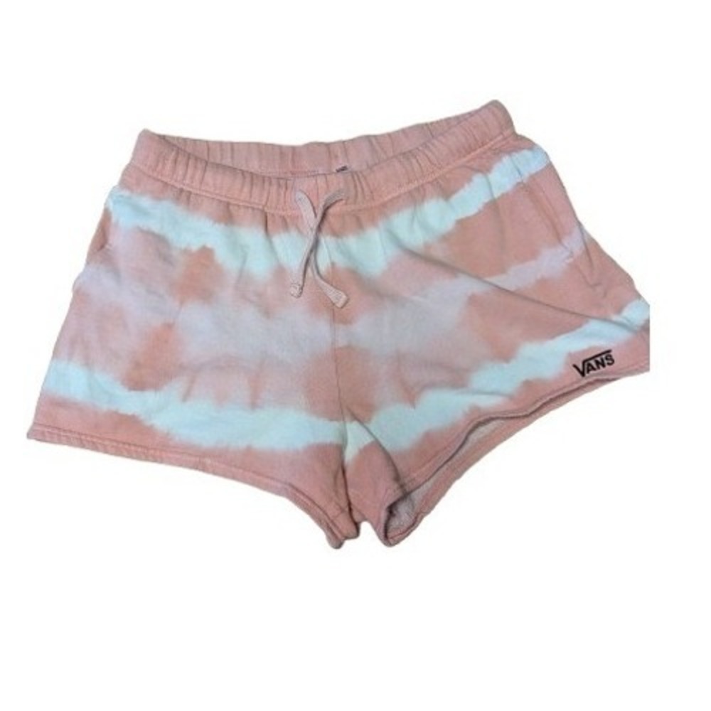 Vans Off The Wall Pink Tie Dye Sweat Shorts Women's M Coastal Cowgirl Skate